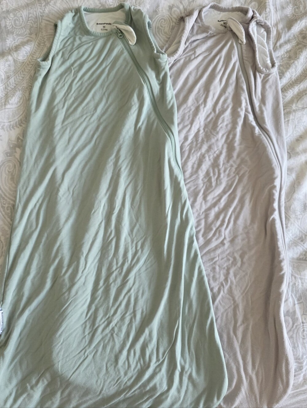 Bubble Panda Set Of TWO Baby Sleep Sack in Size M, 0.5tog